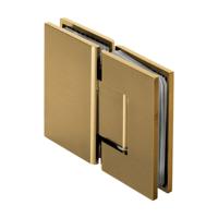 Glasscharnier Just Creating 180 Graden 2 Stuks t.b.v. W2 Goud - thumbnail