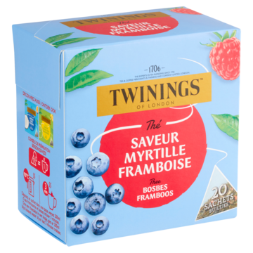 Twinings Twinings Zwarte Thee Bosbes Framboos (20st)