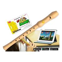 Voggenreiter 1143 Flute Master (app) met bergahorn blokfluit Duitse boring - thumbnail