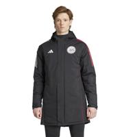 adidas Ajax Parka 2025-2026 Zwart Wit Rood - thumbnail