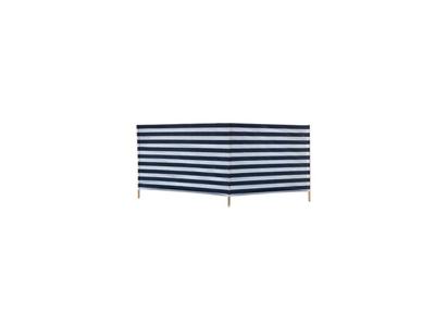 Gerkimex Windscherm katoen 240cmx90cm blauw/wit