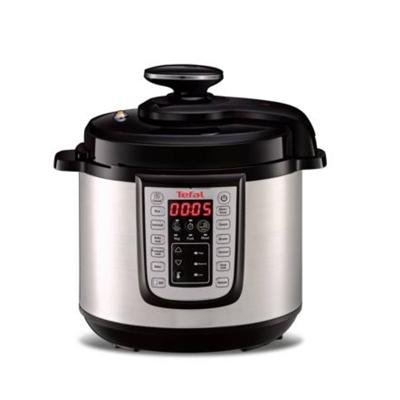 Tefal CY505E All-in-One Slowcooker 6L RVS/Zwart Tefal CY505E All-in-One Slowcooker 6L RVS/Zwart