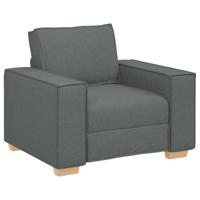 Sofa Stoel Donkergrijs 60 cm Stof - thumbnail