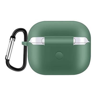 Lunso - Softcase cover hoes - AirPods 3 - Army Groen