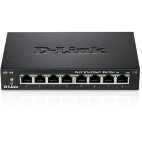D-Link DES-108 Netwerk switch 8 poorten 100 MBit/s