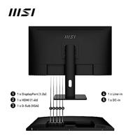 MSI PRO MP161DE E2 LCD-monitor Energielabel C (A - G) 40.6 cm (16 inch) 1920 x 1080 Pixel 16:9 4 ms HDMI, USB-C IPS LCD - thumbnail