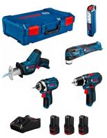 Bosch Professional Accu Combiset 5-Delig 12V 3x 2.0Ah - 0615990N1D - thumbnail