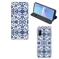 Sony Xperia 10 III Smart Cover Flower Blue - thumbnail