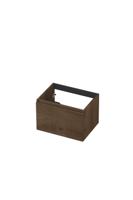 INK - Onderkast 1L Greeploos Houten Keerlijst Fineer - 600x450x400 Mm - Chocolate Fineer - thumbnail