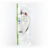 Stereo-Audiokabel | 3,5 mm Male - 2x RCA Female | 0,2 m | Zwart - thumbnail