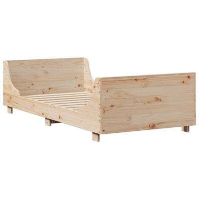 Bedframe zonder matras massief grenenhout 100x200 cm - thumbnail