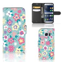 Samsung Galaxy S7 Hoesje Flower Power - thumbnail