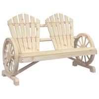 Tuinstoel 2-zits Adirondack massief vurenhout - thumbnail