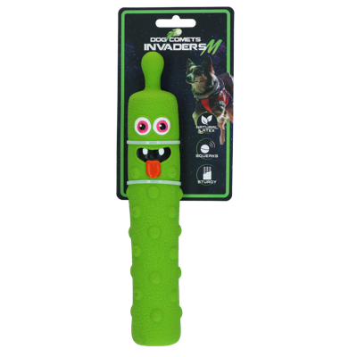 Dog Comets Latex Invaders Groen M