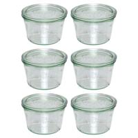 Weck Stort glas (370ml) 1/4L 6 stuks - thumbnail