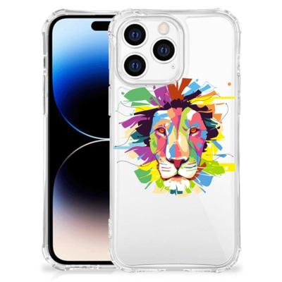 Apple iPhone 14 Pro Max Stevig | Bumper Hoesje | Lion Color Apple iPhone 14 Pro Max Stevig | Bumper Hoesje | Lion Color