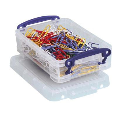 Really Useful Box 0,35 liter, transparant Really Useful Box 0,35 liter, transparant