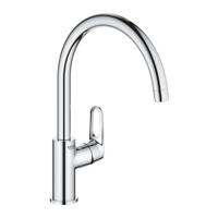 GROHE BauFlow Keukenkraan - hoog - draaibare uitloop - chroom 31538001 - thumbnail