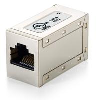 Equip 121169 rj-45 inline coupler, cat.6, full shielded, f/f, metallic - thumbnail