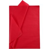 Creativ Company Tissuepapier, vel 50x70 cm, 17 gr, rood, 25 vel/ 1 doos - thumbnail