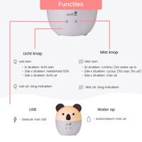 Koala aroma diffuser en nachtlampje voor baby en kind 200ml - thumbnail