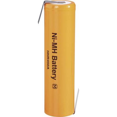 Panasonic HHR450A-LF Speciale oplaadbare batterij 4/3 FA Z-soldeerlip NiMH 1.2 V 4500 mAh 1 stuk(s)