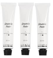 Creativ Company Gouacheverf wit - 3x20ml. - thumbnail