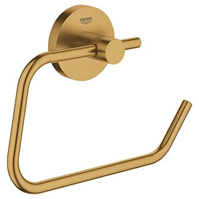 Grohe Essentials toiletrolhouder zonder klep cool sunrise geborsteld Grohe Essentials toiletrolhouder zonder klep cool sunrise geborsteld
