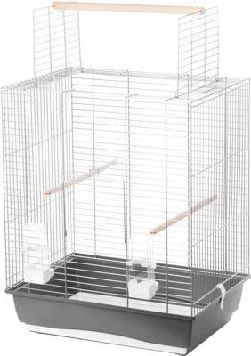 Interzoo vogelkooi Big Ara zilver/grijs Interzoo Gebr. de Boon - Gebr de boon