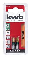 kwb 124230 Inbus-bit T 30 Staal 2 stuk(s) - thumbnail