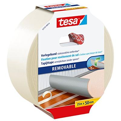 Tesa Dubbelzijdig tapijttape | lengte 25 m | breedte 50 mm wiel | 6 stuks - 55735-00014-11 55735-00014-11 Tesa Dubbelzijdig tapijttape | lengte 25 m | breedte 50 mm wiel | 6 stuks - 55735-00014-11 55735-00014-11
