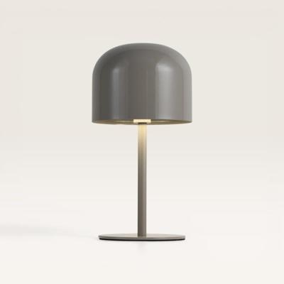LED Tafellamp Ariello beige s - Beige paddenstoel lamp voor binnen, zowel dim- als oplaadbaar