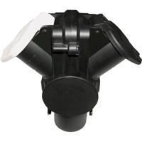 SecoRüt 60203 Aanhangeradapter [Stekkerdoos, 15-polig - Stekker, 7-polig type S, Stekker, 7-polig type N] ABS kunststof - thumbnail