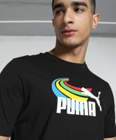 Heren-T-Shirt met Korte Mouwen Puma GRAPHICS Summer Zwart - Maat: M - thumbnail