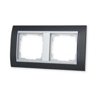 Gira Event Antraciet / Aluminium 2-voudig - thumbnail