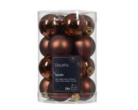 Kerstbal gls d3.5 cm esprss ass 16st kerst Decoris - Decoris - thumbnail