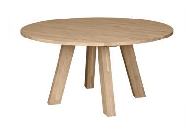 WOOOD Ronde Eettafel 'Rhonda' Eikenhout, 150cm