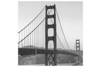 Decostar Countryfield Schilderij Golden Gate S zwart/white-L0,4B80H80CM - thumbnail