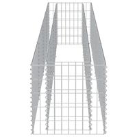 Gabion plantenbak verhoogd 360x50x50 cm gegalvaniseerd staal - thumbnail