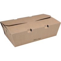 Fonkels Go!Mealbox | 2000ml | 23x14x7.4cm | karton | bruin | 80 stuks - thumbnail