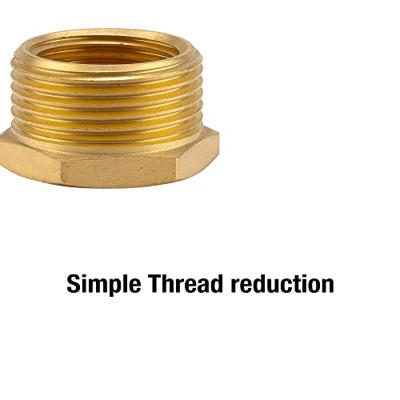 GARDENA 07272-20 Messing Schroefdraadverloopnippel 41,91 mm (1 1/4) buitendraad, 30,3 mm (1) binnendraad