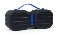 Draagbare Bluetooth speaker Zwart/blauw - thumbnail