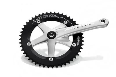 Miche crankstel pista advanced 170mm 50tds. 1/8 zilver
