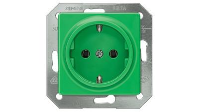 Siemens 5UB1512 Wandcontactdoos met randaarde Delta Groen Schakelmateriaal 1 stuk(s)