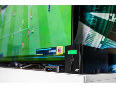 Green Cell UPS02 UPS Line-interactive 800 VA 480 W 2 AC-uitgang(en)