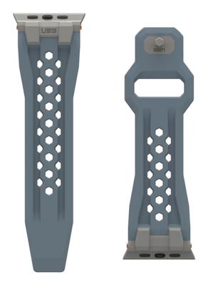 Urban Armor Gear Monarch Horlogeband 42 mm, 44 mm, 45 mm, 46 mm, 49 mm Blauw, Titaan Watch Series 1, Watch Series 2, Watch Series 3, Watch Series 4, Watch