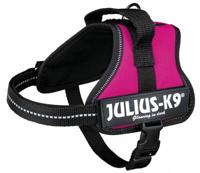 Julius K9 power-harnas / tuig voor labels fuchsia - thumbnail