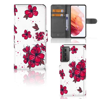 Samsung Galaxy S21 Hoesje Blossom Red Samsung Galaxy S21 Hoesje Blossom Red