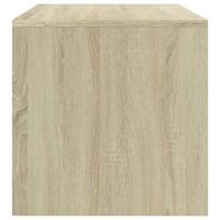 Tv-meubel 80x40x40 cm bewerkt hout sonoma eikenkleurig - thumbnail