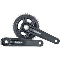 Shimano crankset 11v 34/24t 175mm fc-mt600 zwart oem - thumbnail